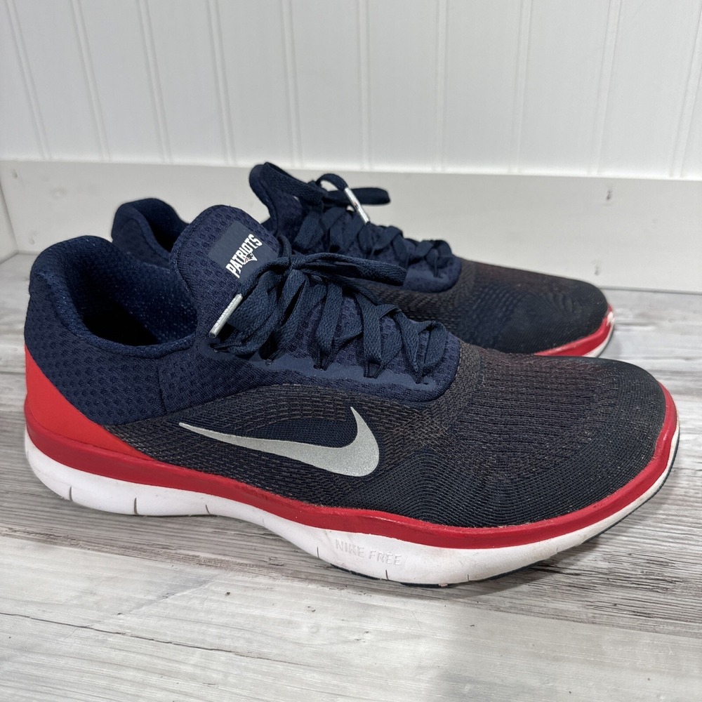New England Patriots Nike NFL Free Trainer V7 Week Zero Shoes Size‎ 7.5
